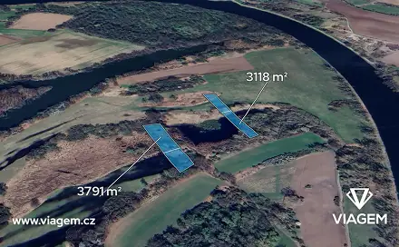 Prodej pole 2 303 m², Tišice, okres Mělník