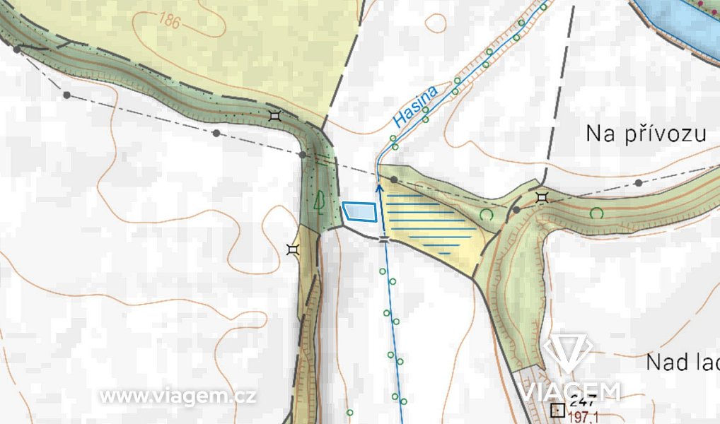 Prodej pole 766 m², Postoloprty – náhled fotky 3