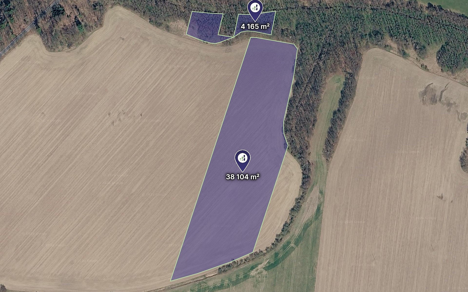 Prodej pole 1 761 m²