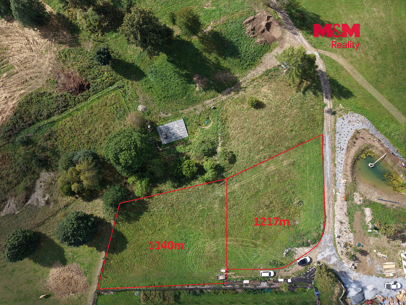 Prodej stavebního pozemku 1 140 m² – fotografie 4