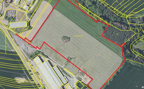 Prodej komerčního pozemku 54 254 m², Trhový Štěpánov, okres Benešov