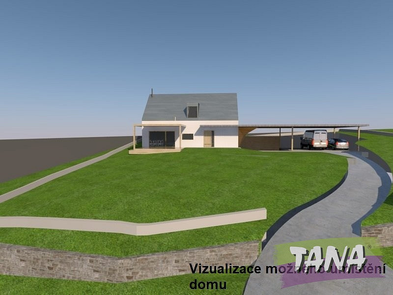 Stavební pozemek Český ráj, 998 m² - Karlovice - Roudný – pohled 4