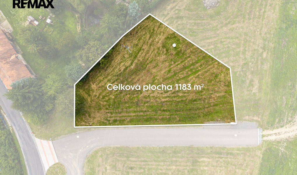 Prodej stavebního pozemku 1 183 m², Obory – náhled fotky 7