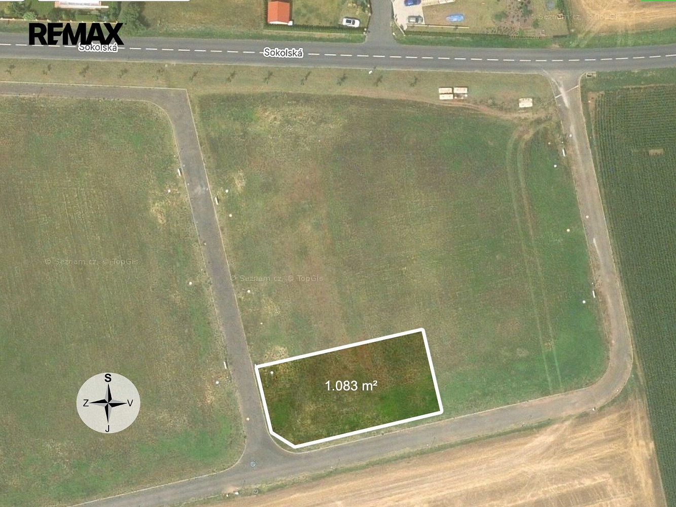 Prodej stavebního pozemku 1 083 m²