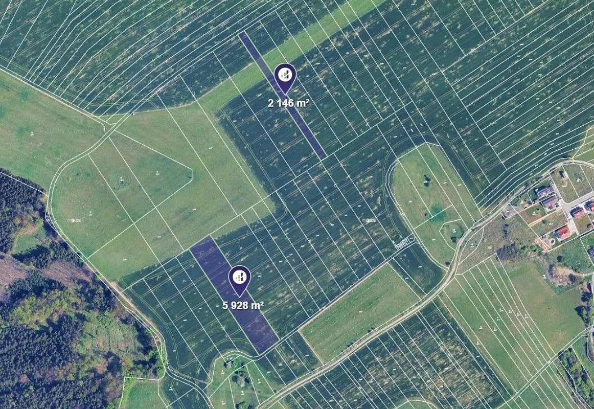 Prodej pole 8 074 m²