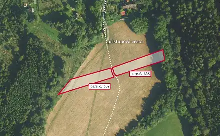 Prodej louky 2 647 m², Městečko Trnávka - Stará Roveň, okres Svitavy