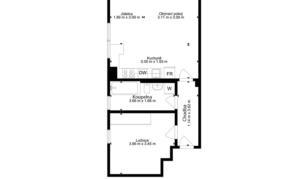 Prodej bytu 2+kk 46 m², Praha – náhled fotky 21