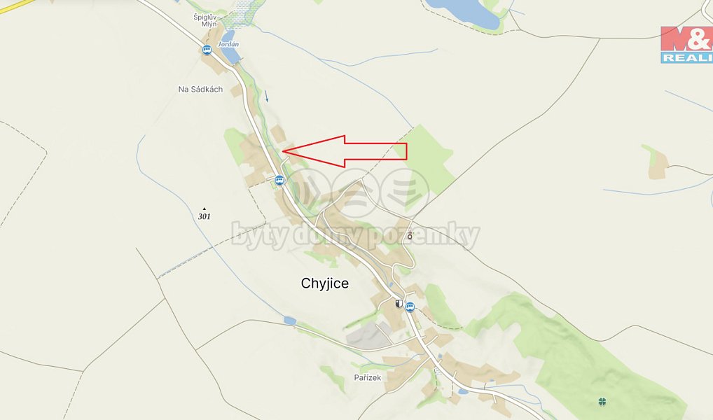 Prodej louky 877 m², Chyjice – náhled fotky 9
