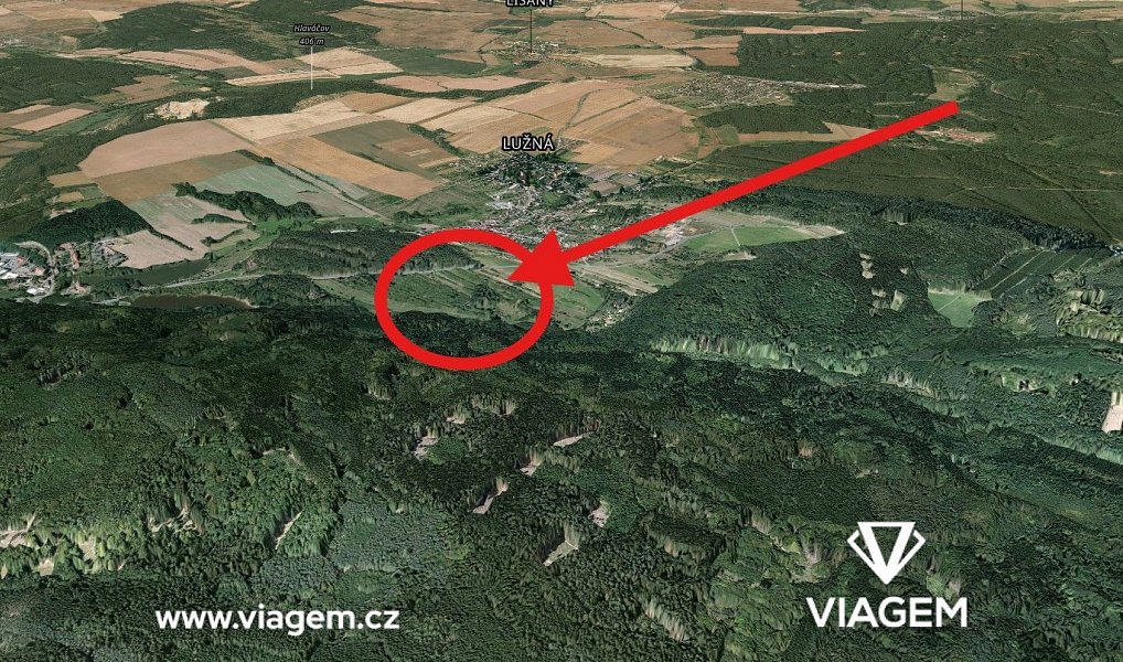 Prodej zahrady 1 999 m², Lužná – náhled fotky 4