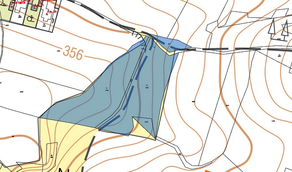 Prodej pole 326 m², Roblín – náhled fotky 3