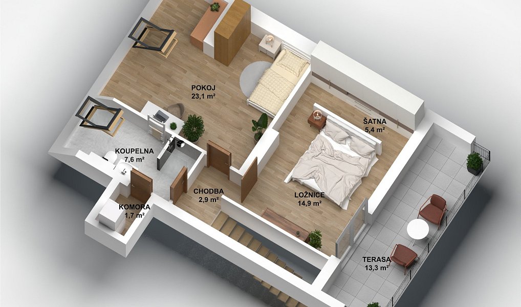 Prodej bytu 4+kk 173 m², Praha – náhled fotky 18