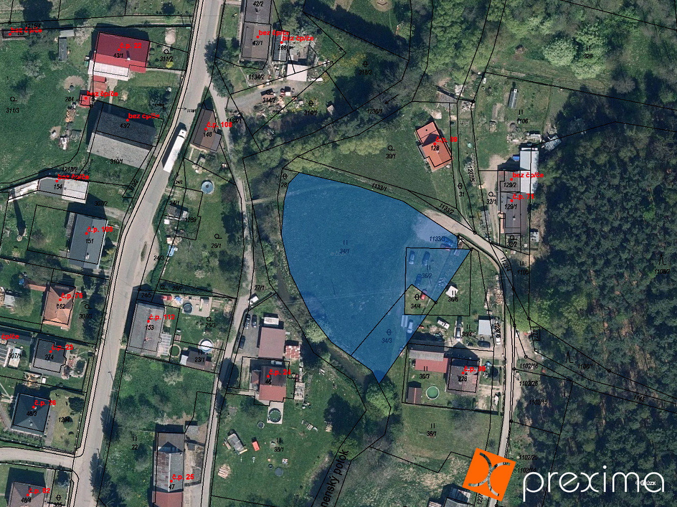 Prodej stavebního pozemku 3 163 m²