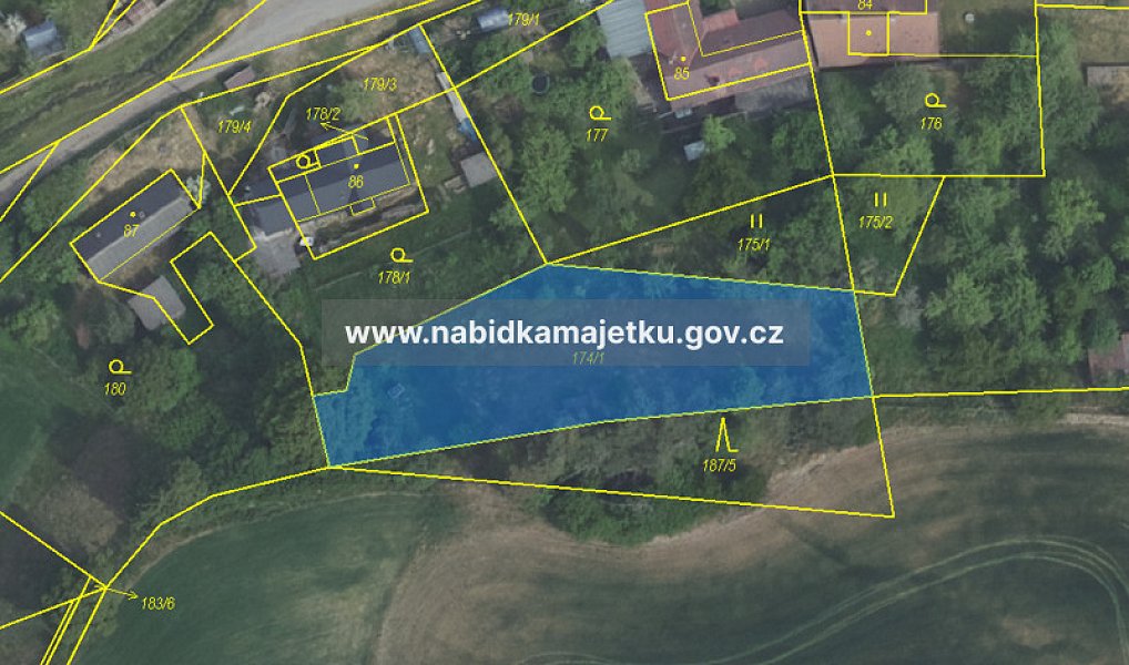 Prodej pozemku 1 310 m², Smolotely – náhled fotky 3