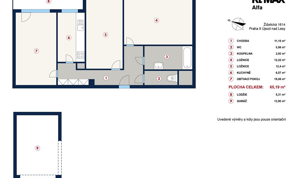 Prodej bytu 3+1 68 m², Praha – náhled fotky 2