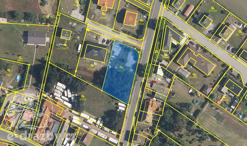 Prodej stavebního pozemku 1 089 m²