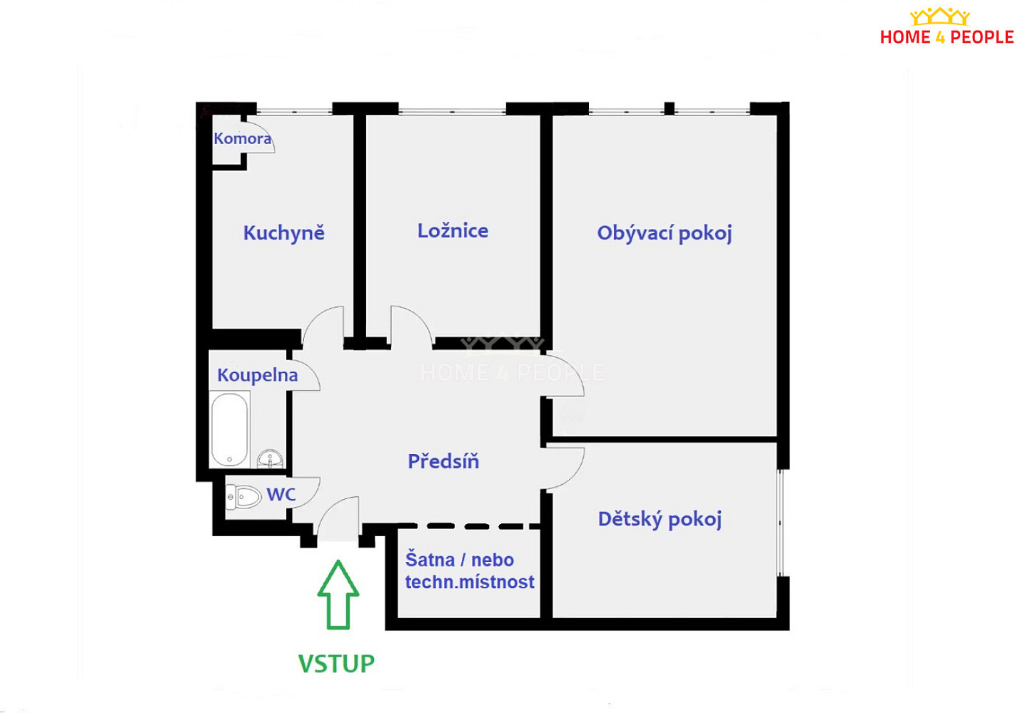 Prodej bytu 3+1 93 m² – fotografie 3