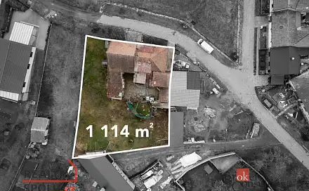 Prodej stavebního pozemku 1 114 m², Hliník, Bučovice - Černčín, okres Vyškov