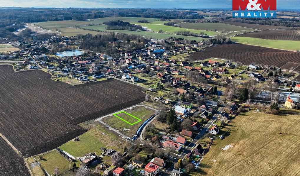 Prodej stavebního pozemku 802 m², Nová Ves u Chotěboře – náhled fotky 6