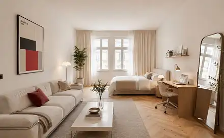 Prodej bytu 1+1 41 m², Bělehradská, Praha 2 - Vinohrady