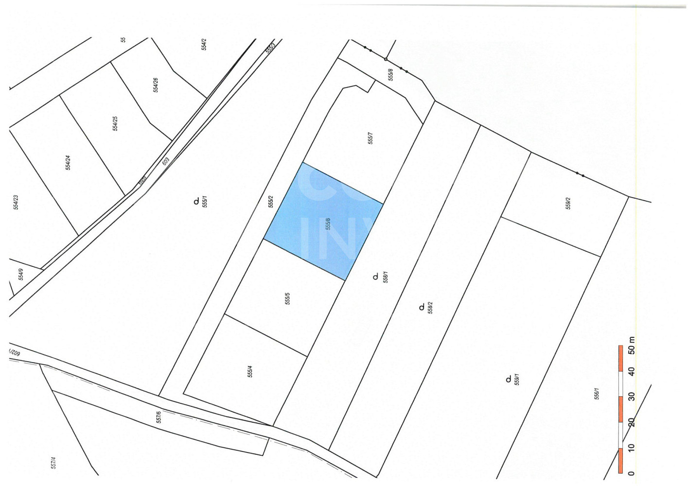 Prodej stavebního pozemku 1 178 m² – pohled 2