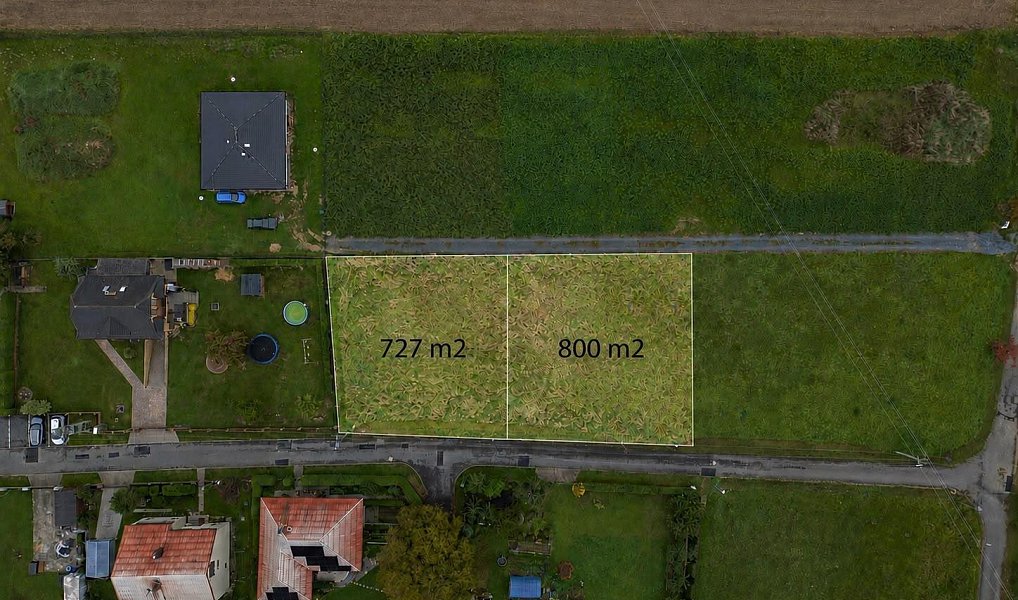 Prodej stavebního pozemku 800 m², Zbizuby – náhled fotky 2