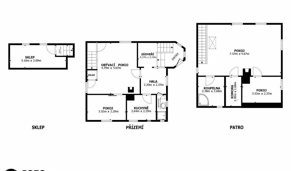 Prodej domu 108 m² s pozemkem 420 m², Praha – náhled fotky 3