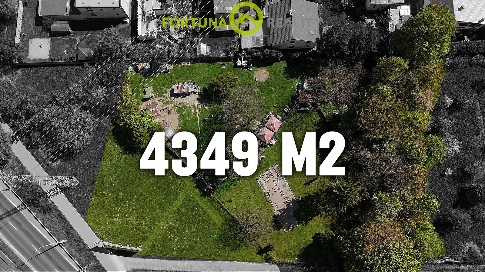 Prodej stavebního pozemku 4 349 m²