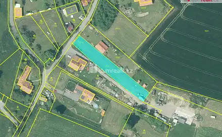 Prodej stavebního pozemku 1 371 m², Věžovatá Pláně, okres Český Krumlov