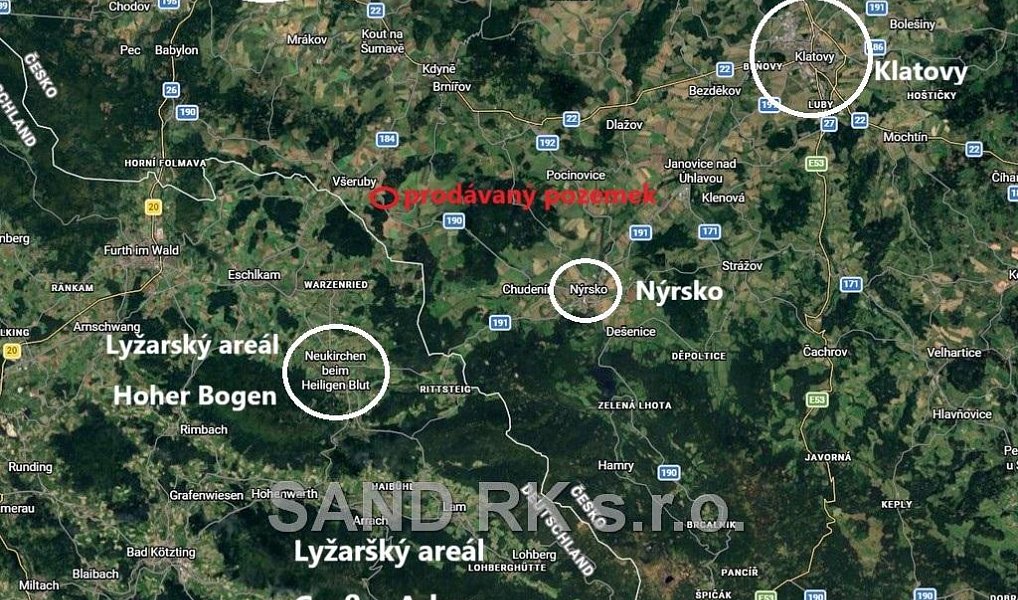 Prodej stavebního pozemku 843 m², Všeruby – náhled fotky 7