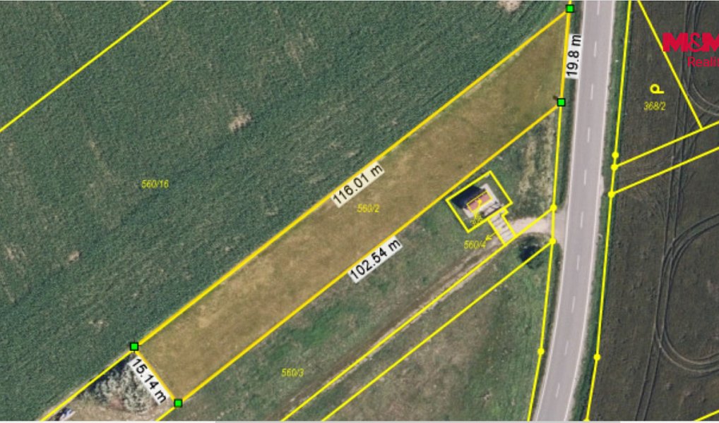 Prodej stavebního pozemku 1 607 m², Štarnov – náhled fotky 7