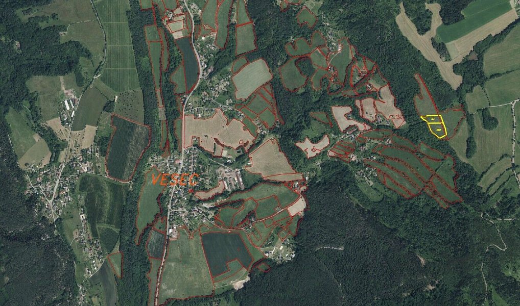 Prodej pole 14 714 m², Mírová pod Kozákovem – náhled fotky 6