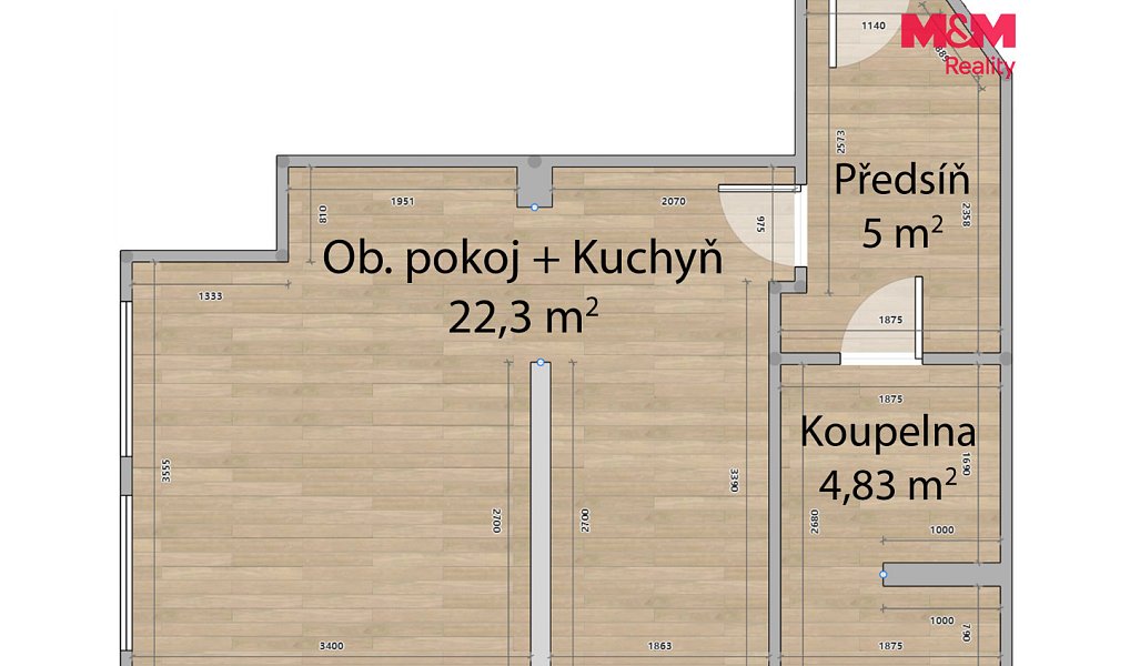 Prodej bytu 1+kk 36 m², Nýřany – náhled fotky 11