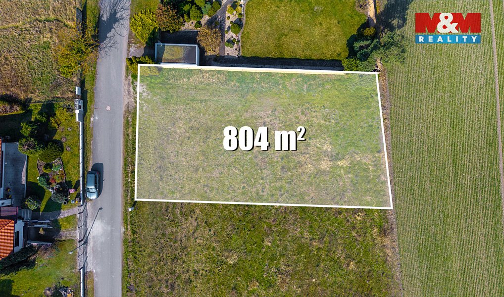 Prodej stavebního pozemku 804 m², Poděbrady – náhled fotky 2