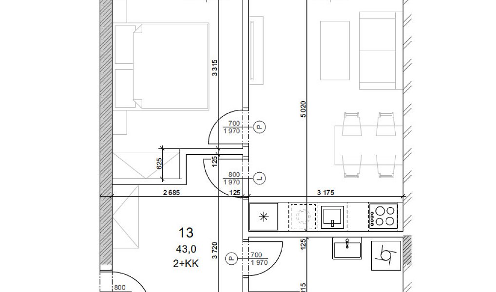 Prodej bytu 2+kk 49 m², Plzeň – náhled fotky 4