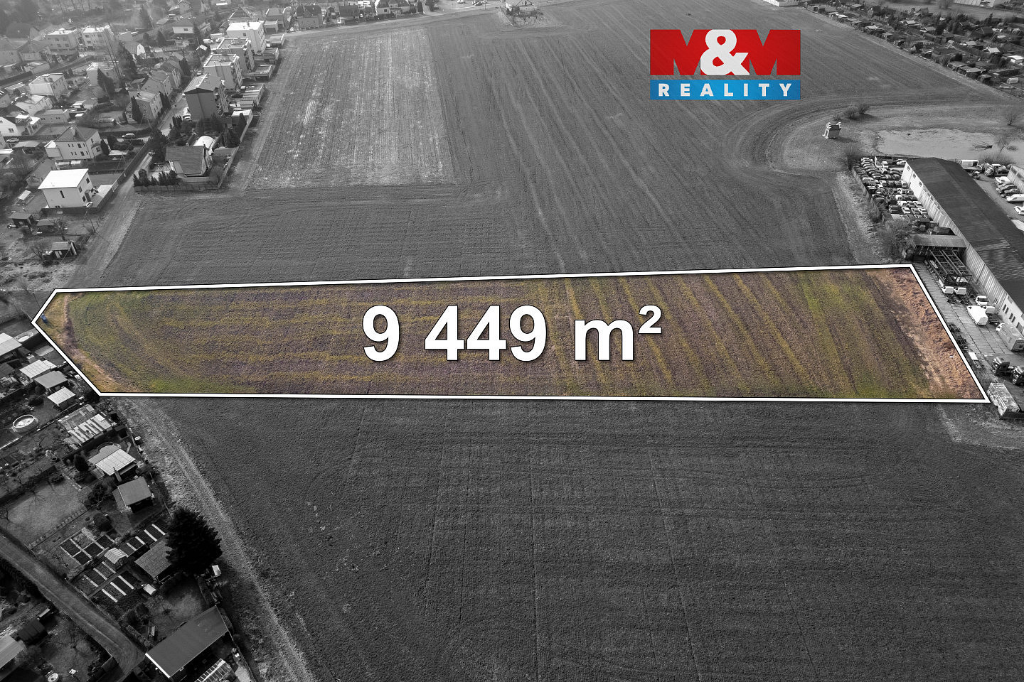Prodej stavebního pozemku 9 449 m²