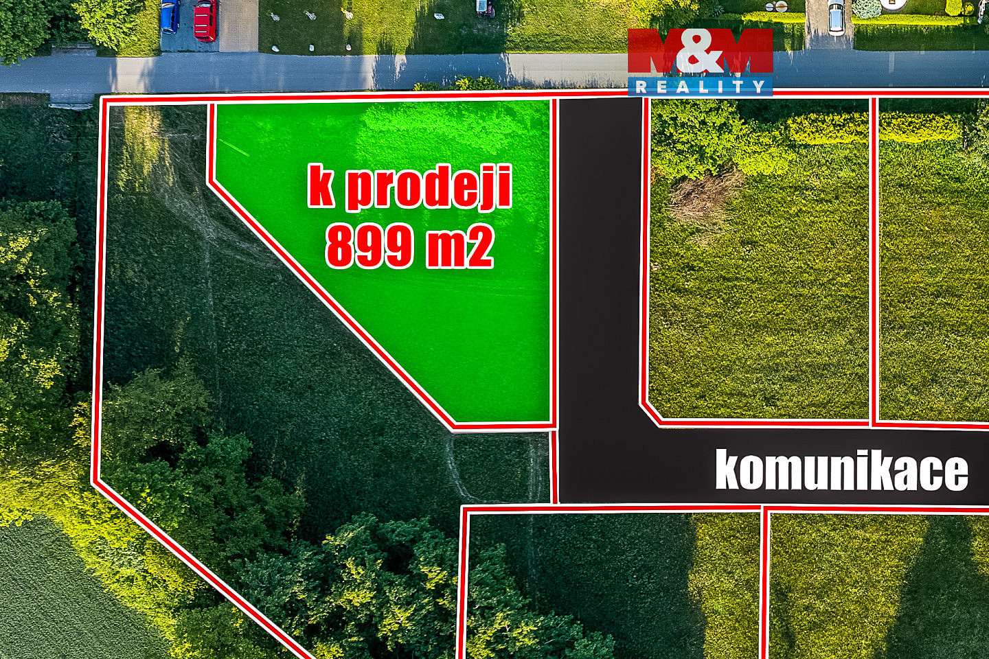 Prodej stavebního pozemku 899 m² – fotografie 5