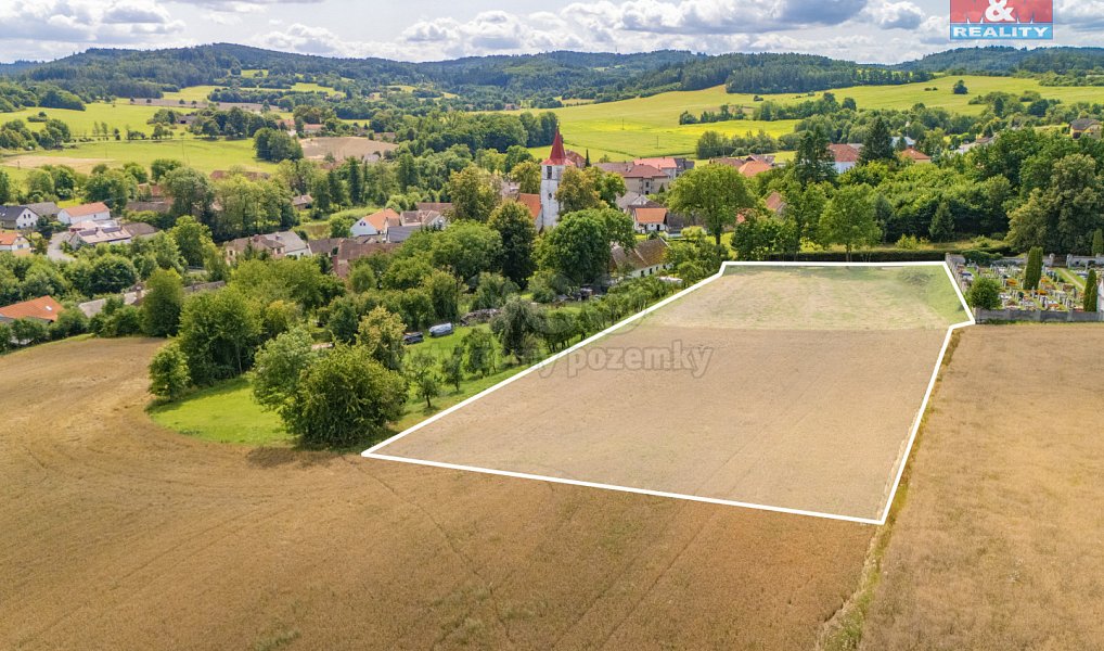 Prodej stavebního pozemku 6 734 m², Nechvalice – náhled fotky 12