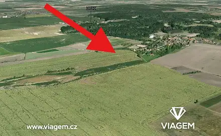 Prodej pole 4 643 m², Krakovany, okres Kolín