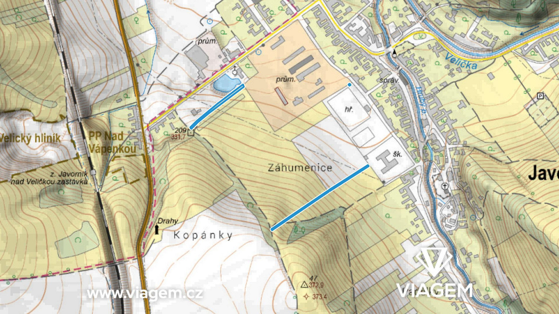 Prodej pole 462 m² – fotografie 3