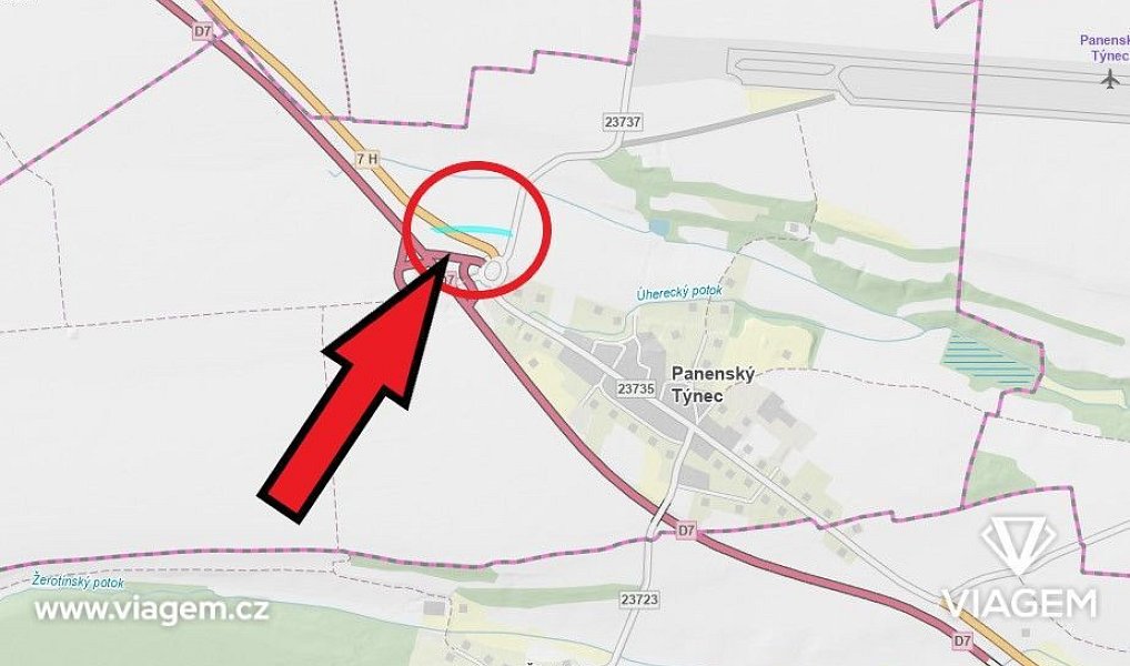 Prodej pole 355 m², Panenský Týnec – náhled fotky 3