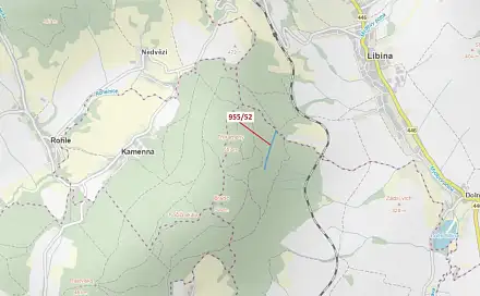 Dražba lesa 12 014 m², Libina