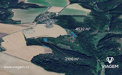 Prodej zahrady 8 390 m², Kokořín, okres Mělník