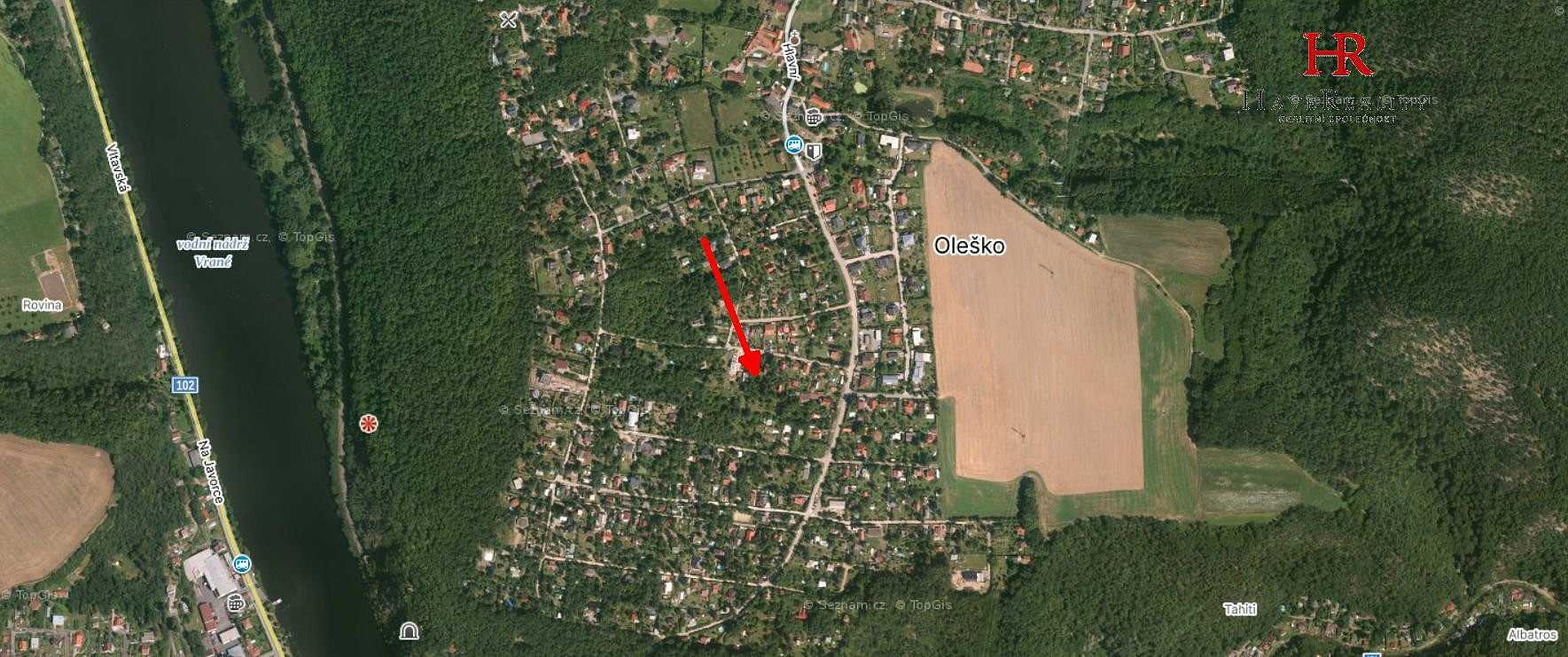 Prodej stavebního pozemku 1 700 m² – fotografie 4