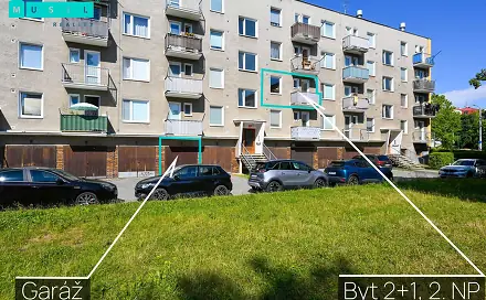 Prodej bytu 2+1 59 m², Neředínská, Olomouc - Neředín