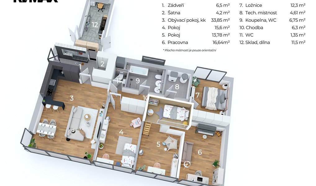 Prodej domu 124 m² s pozemkem 548 m², Nehvizdy – náhled fotky 20