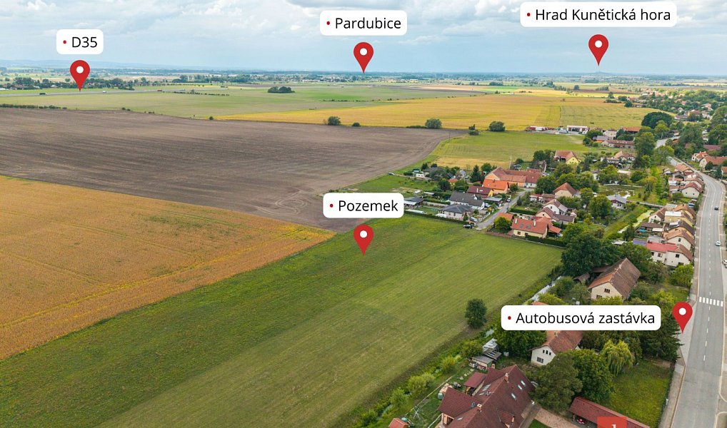 Prodej stavebního pozemku 5 502 m², Dolní Roveň – náhled fotky 4