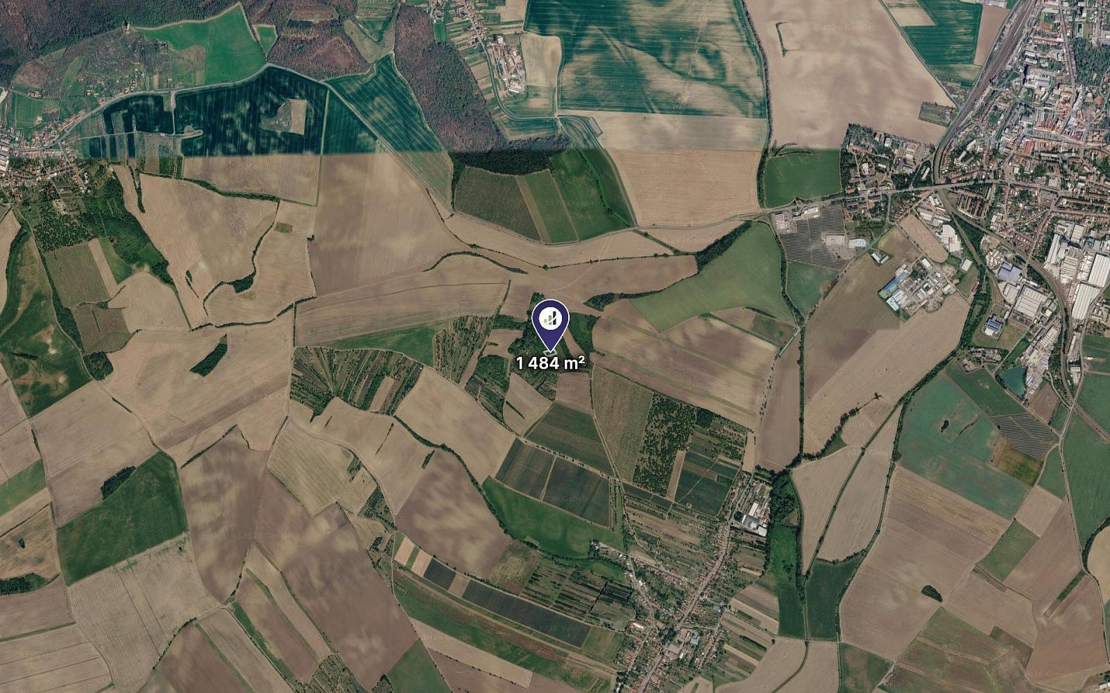 Prodej pole 1 484 m² – fotografie 2