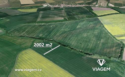 Prodej pole 1 049 m², Velká nad Veličkou, okres Hodonín