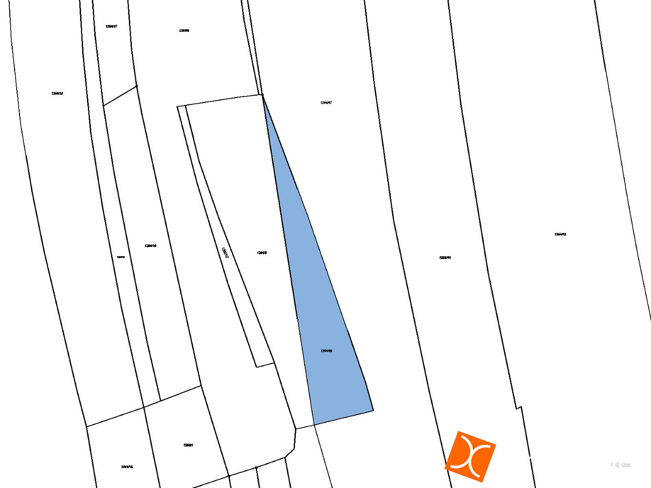 Prodej pole 1 918 m² – pohled 2
