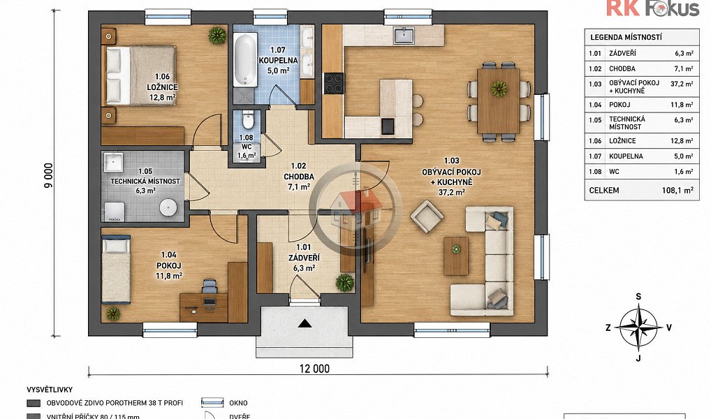 Prodej domu 80 m² s pozemkem 1 009 m², Svatoslav – náhled fotky 26